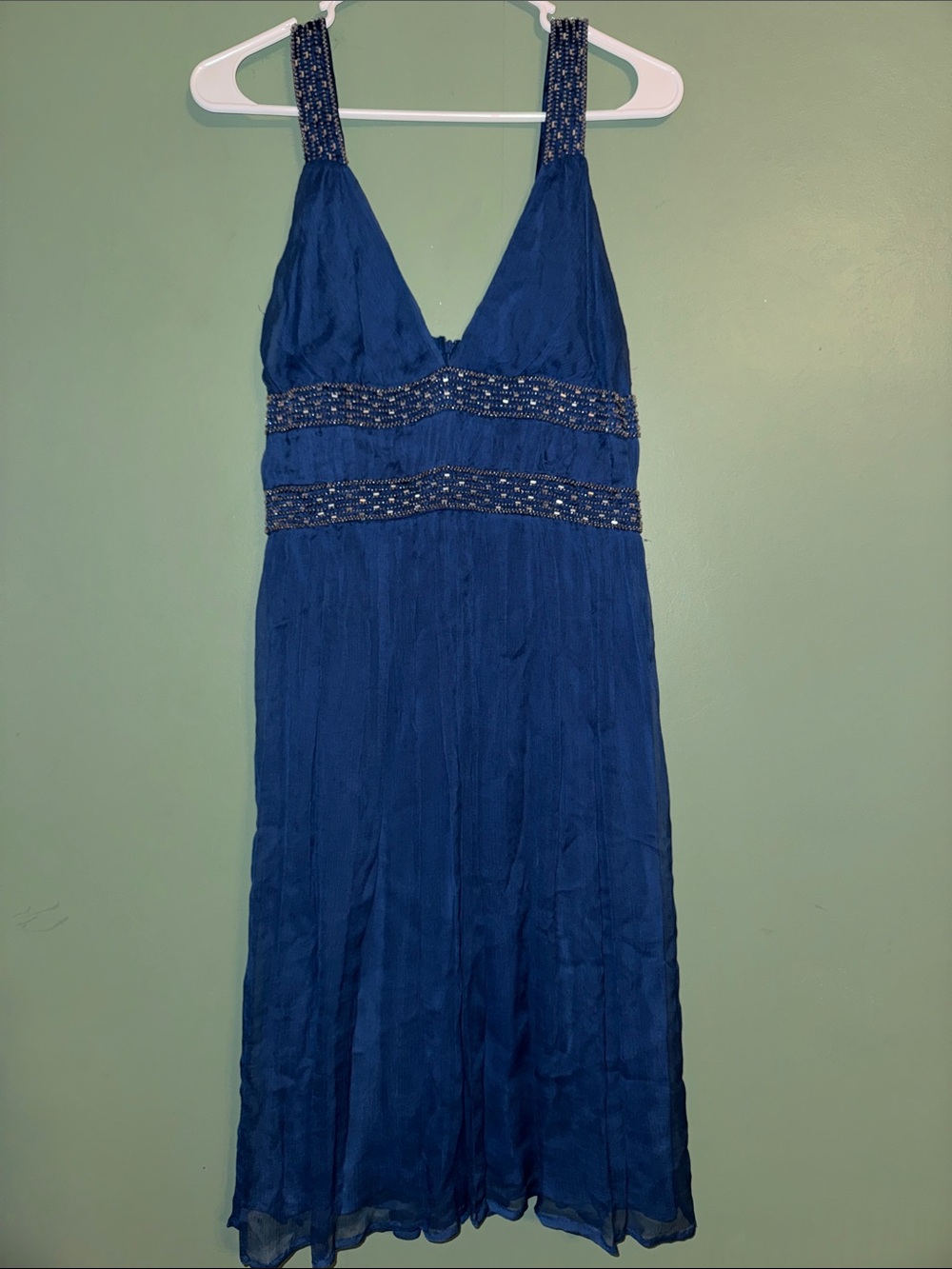 vintage y2k French Connection silk empire-waist midi dress fairycore 6